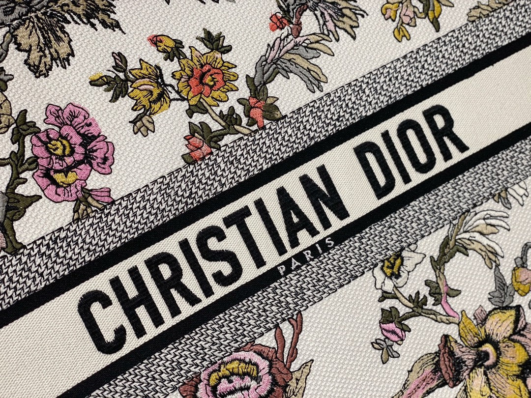 Large CD Book Tote 42cm Jardin Botanique White mysite