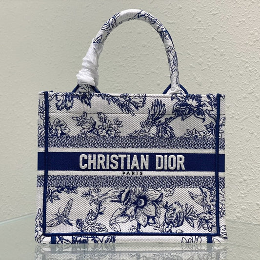 Small CD Book Tote 26.5cm Jardin Botanique Blue mysite