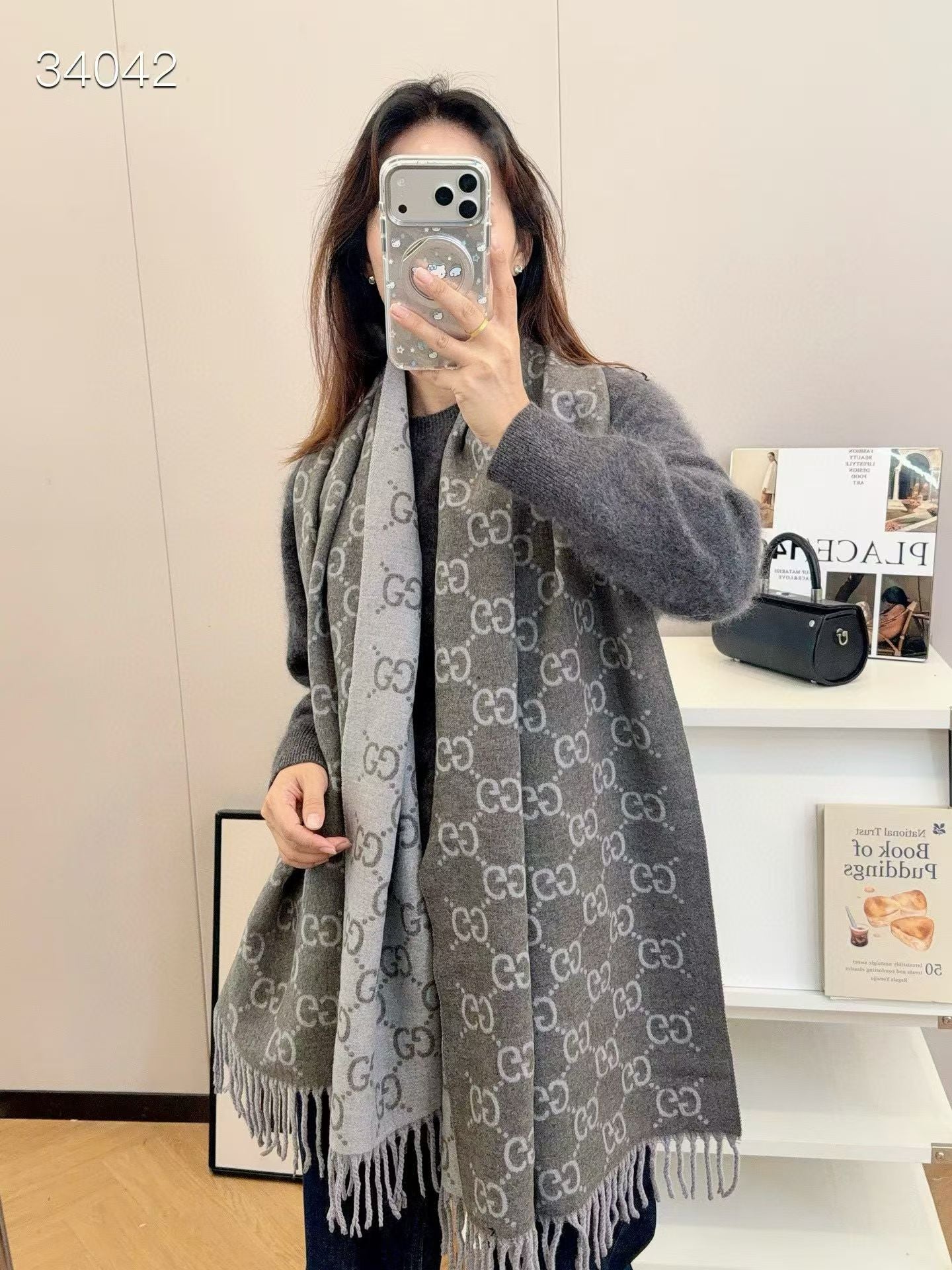 Premium Reversible Cashmere Scarf-05 mysite