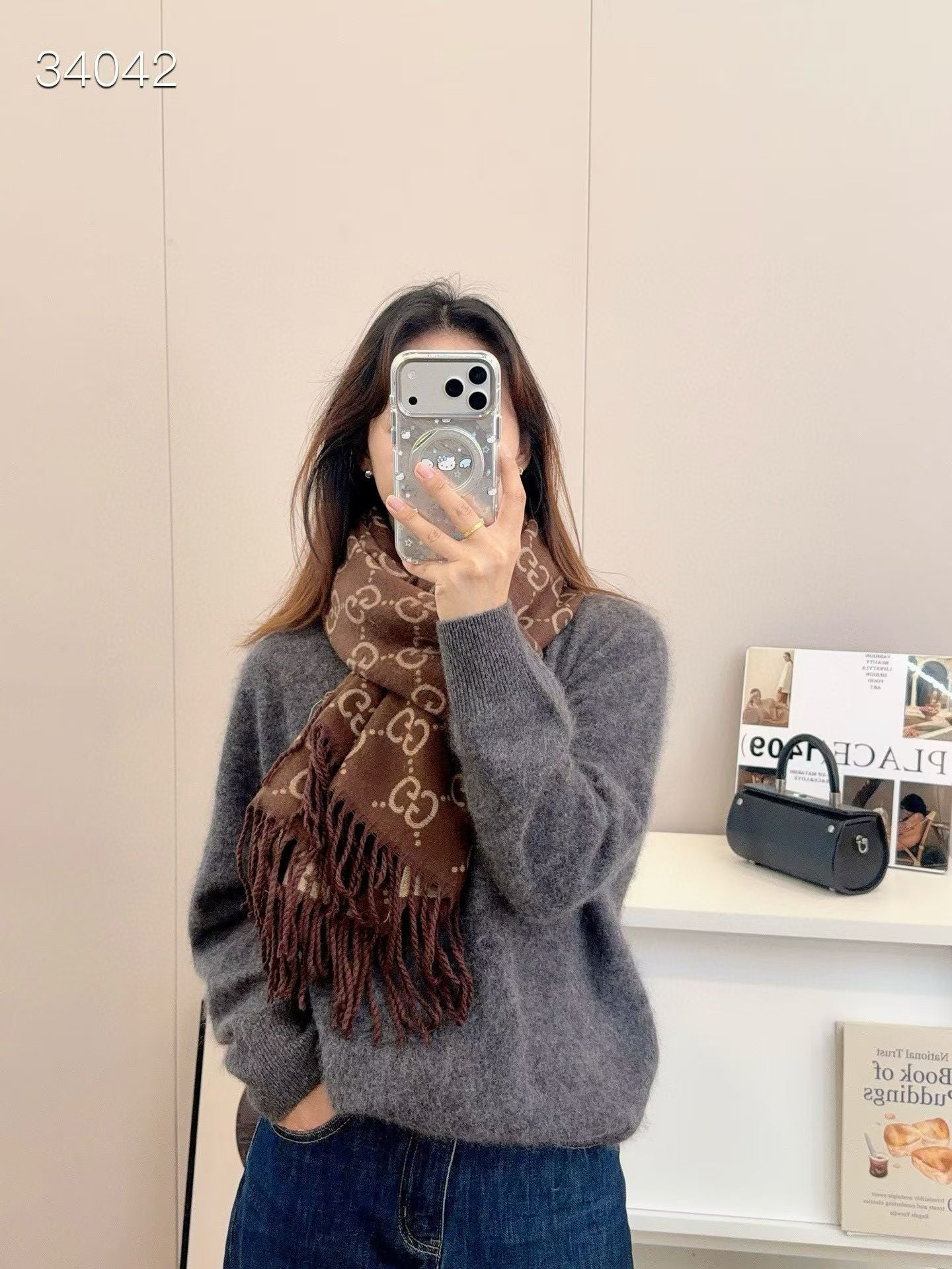 Premium Reversible Cashmere Scarf-05 mysite