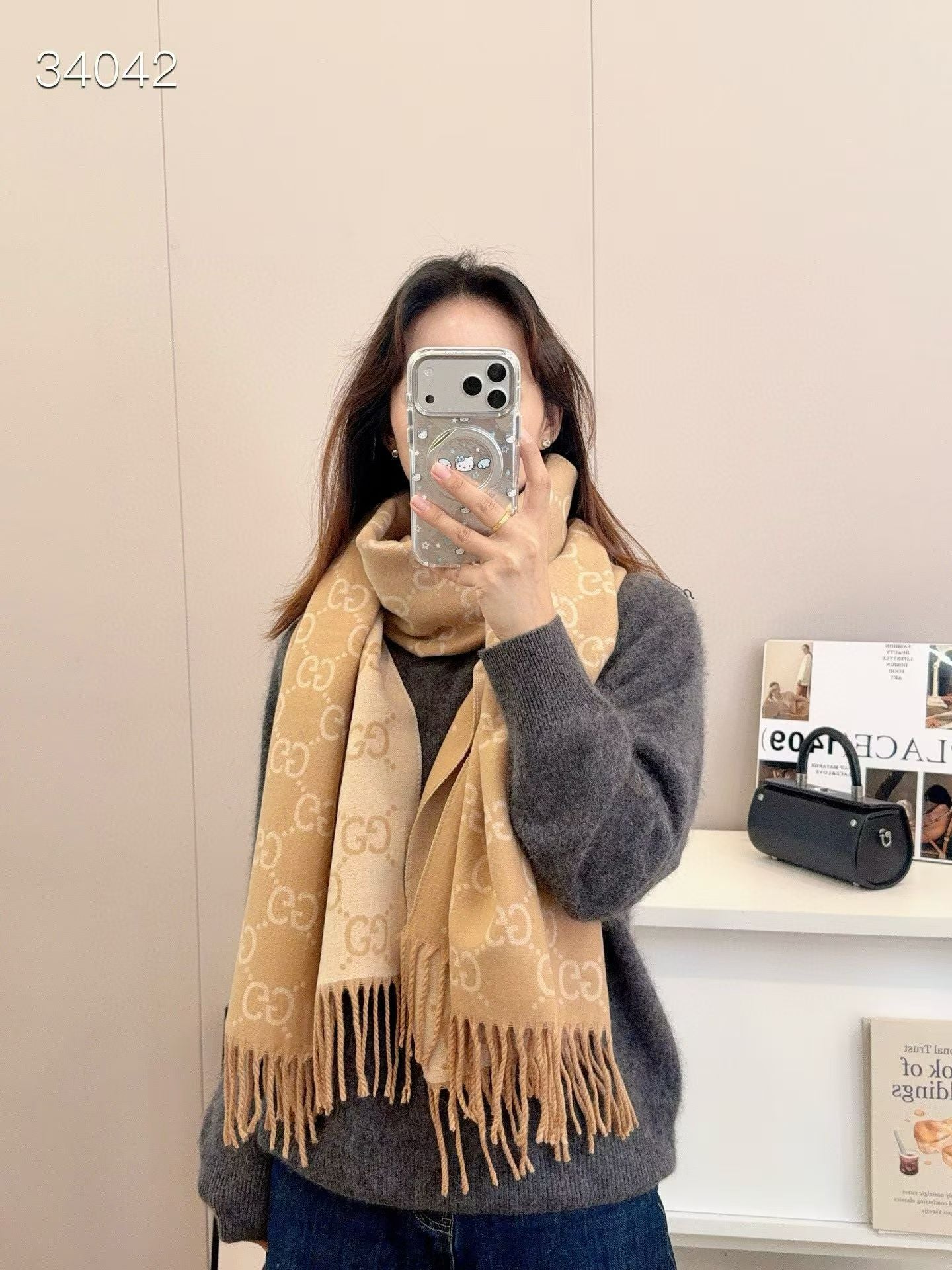 Premium Reversible Cashmere Scarf-05 mysite