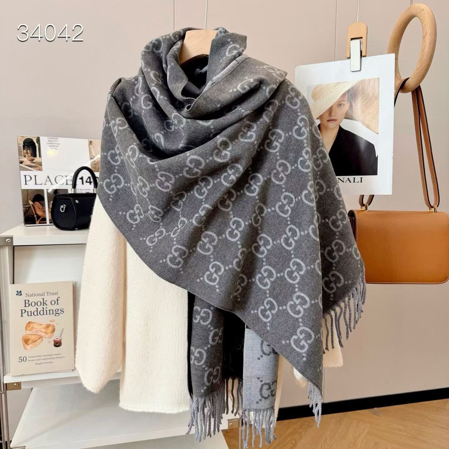 Premium Reversible Cashmere Scarf-05 mysite