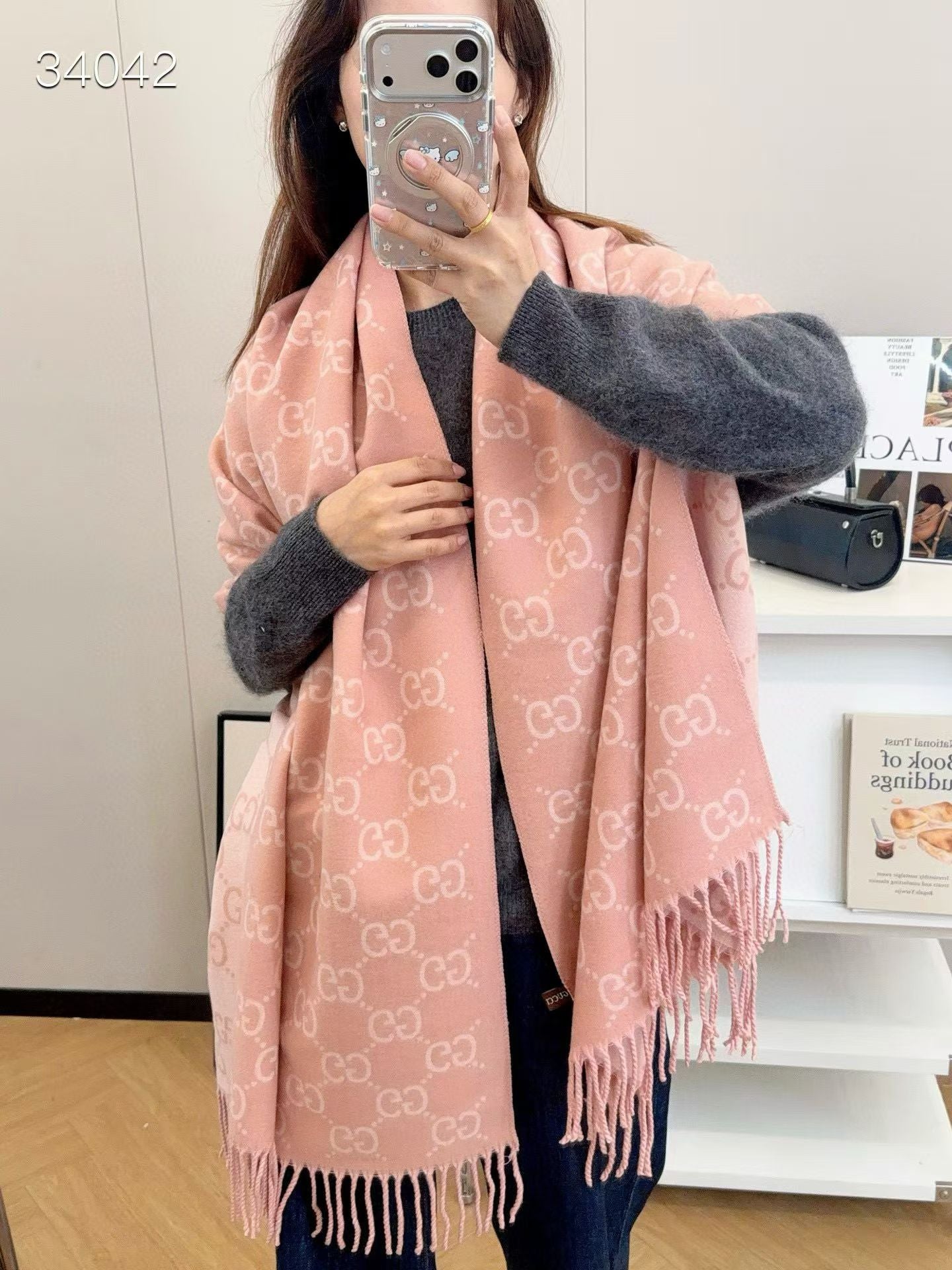Premium Reversible Cashmere Scarf-05 mysite