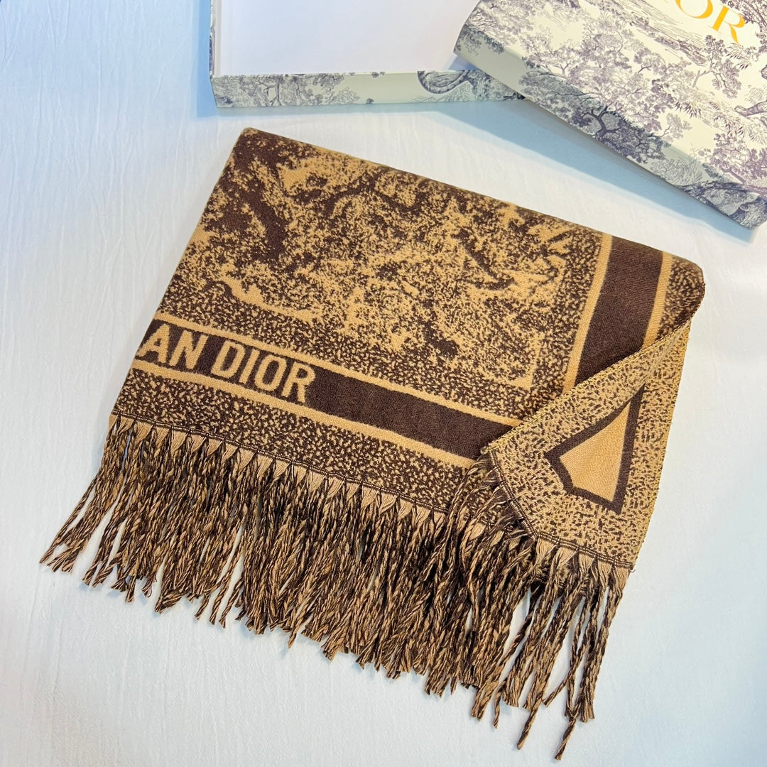 Multicolor Monogram Letter Square Scarf-06 mysite