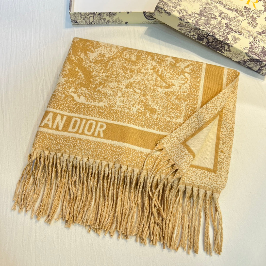 Multicolor Monogram Letter Square Scarf-06 mysite