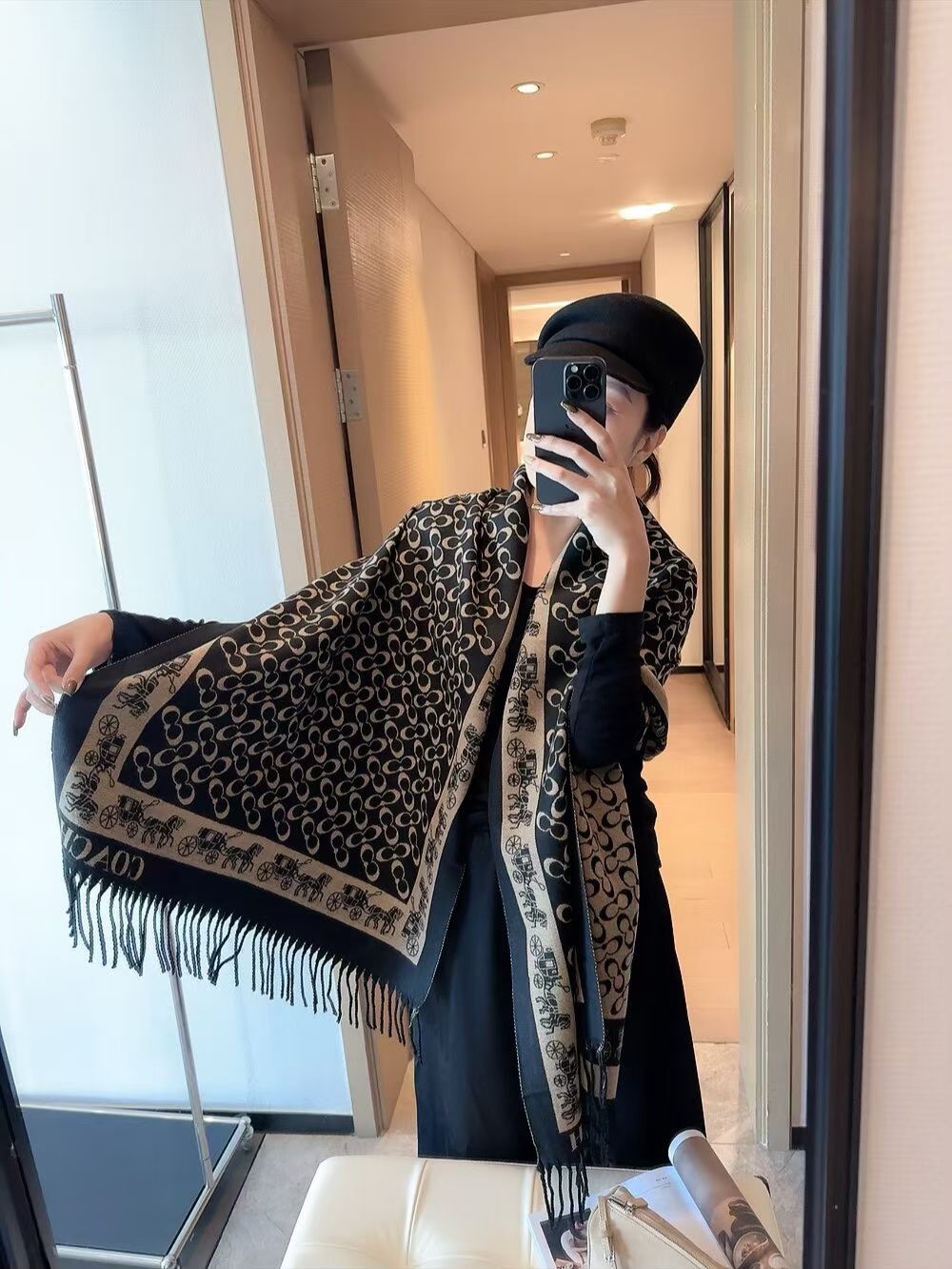 Denim Series Cotton Scarf Shawl mysite