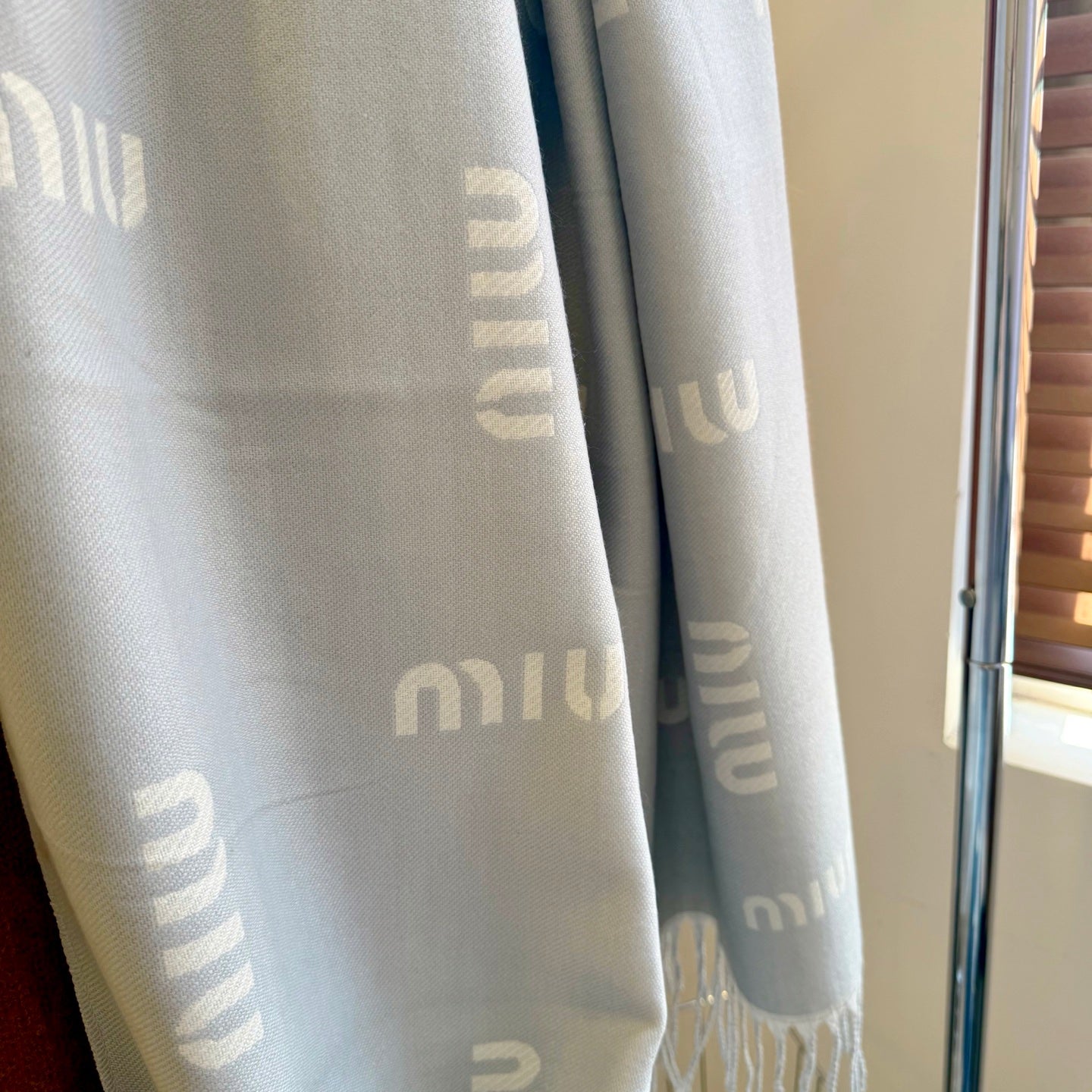 Classic Monogram Cashmere Jacquard Knit Scarf-19 mysite