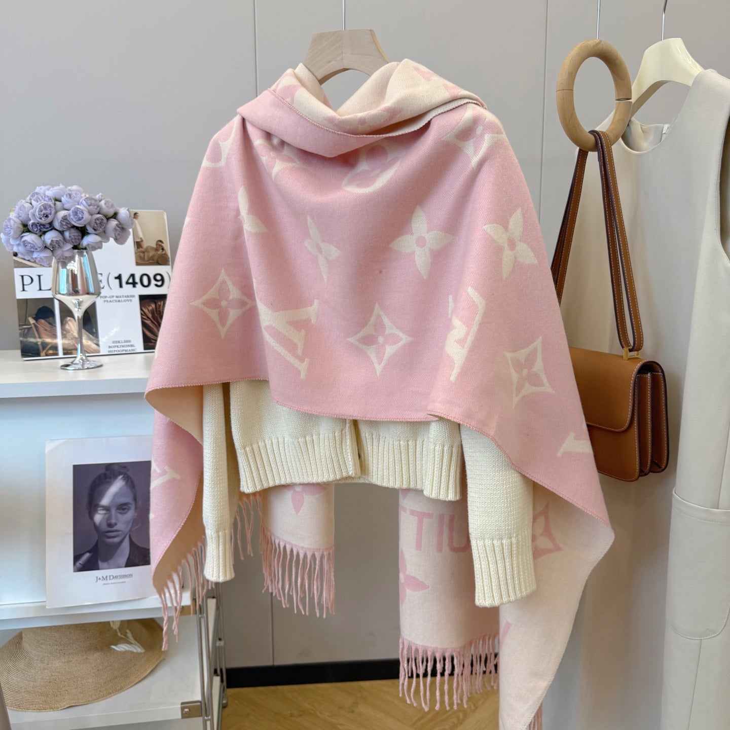 FF Reversible Cashmere Scarf Shawl-21 mysite