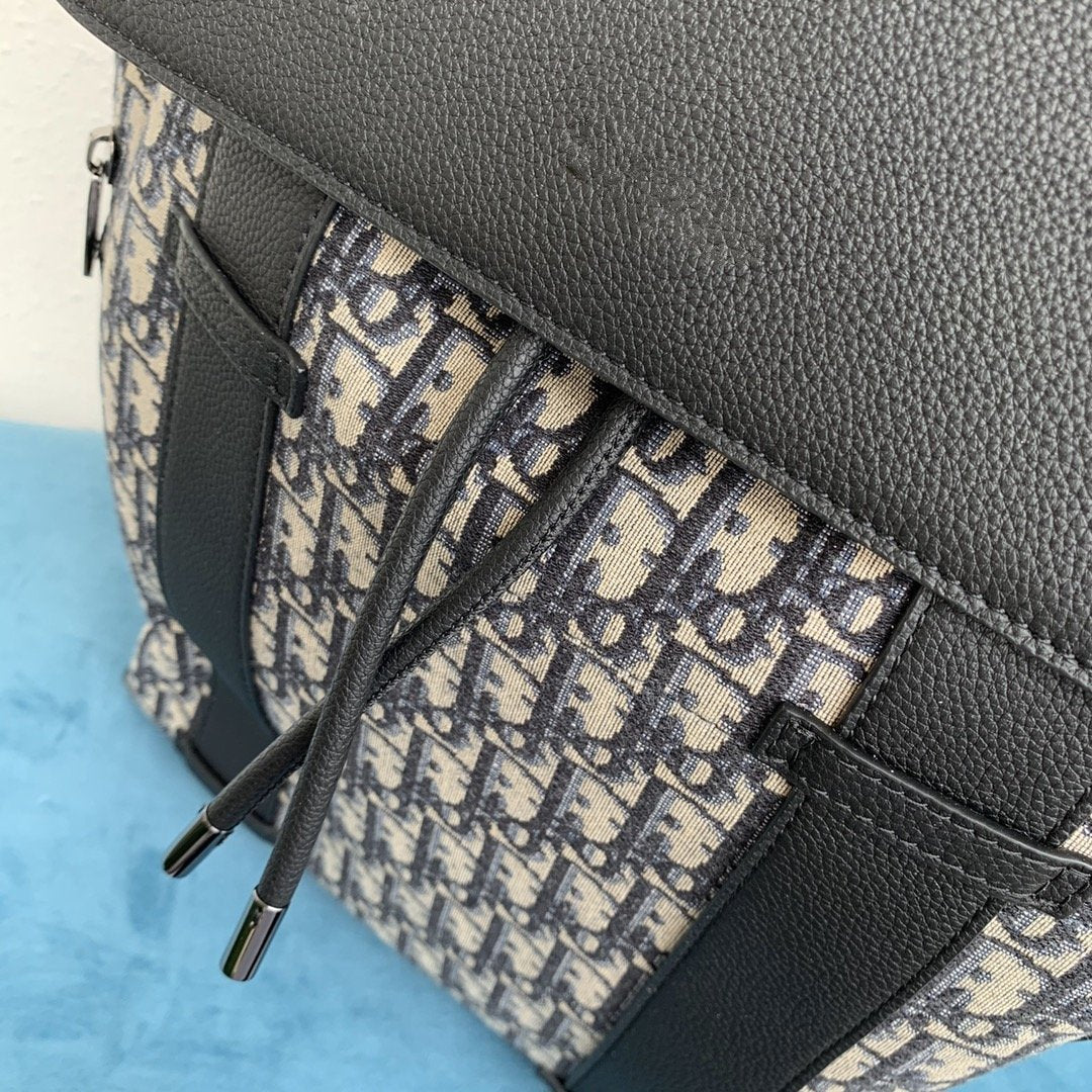 MOTION BACKPACK BEIGE AND BLACK OBLIQUE mysite